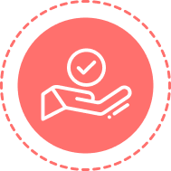 Hand holding a document with a checkmark icon.