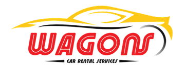 Wagon car rental logo.
